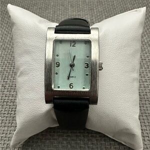 Silver and Black Women’s Quartz Watch